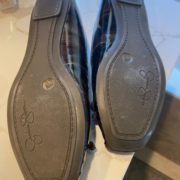 Jessica Simpson 5.5 Brown/Tortoise Ballet Flats EUC - Picture 5 of 6